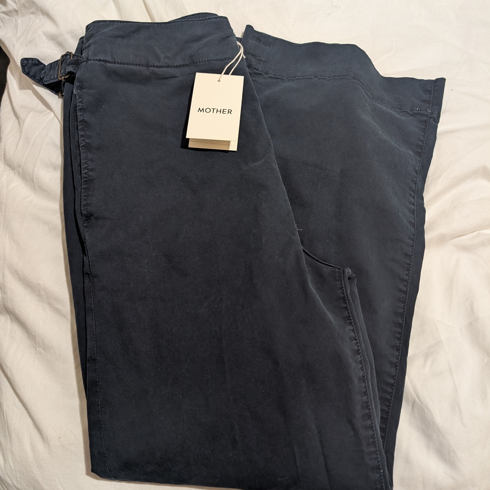 MOTHER The Cinch Greaser High-Rise Wide-Leg Ankle Jeans